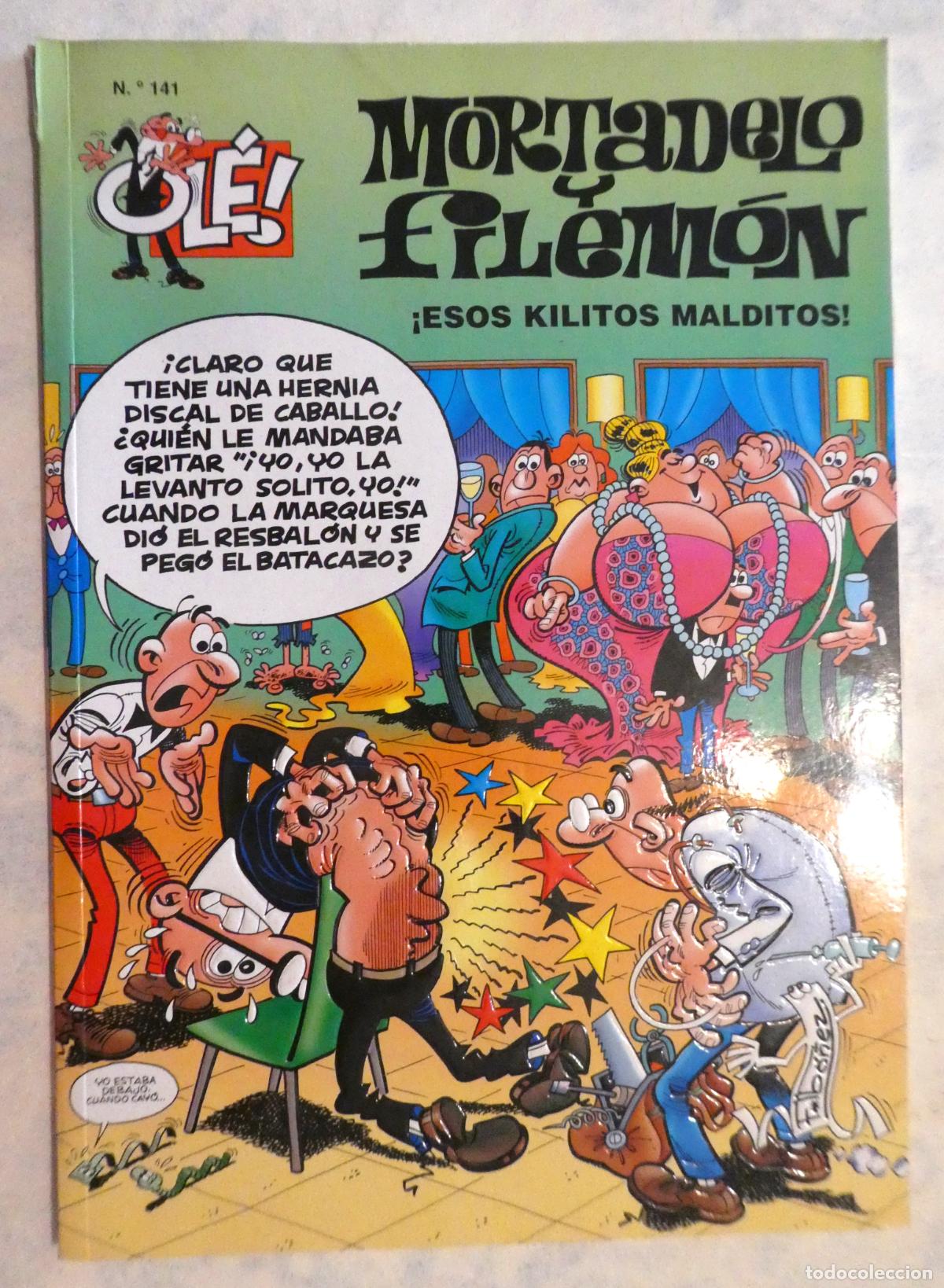 Tebeos: MORTADELO Y FILEMON. ESOS KILITOS MALDITOS N&ordm; 141, 1&ordf; edicion 1998