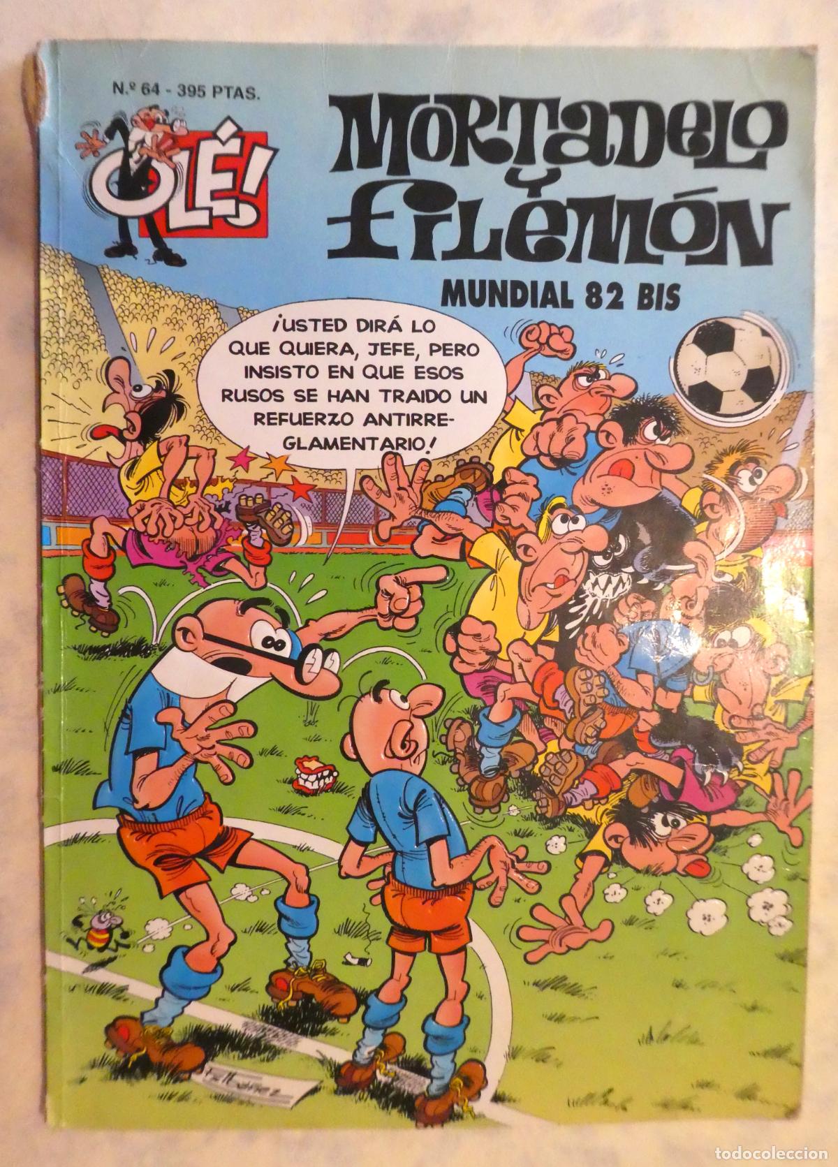 Tebeos: MORTADELO Y FILEMON. Mundial 82 bis N&ordm; 64, 2&ordf; edicion 1995
