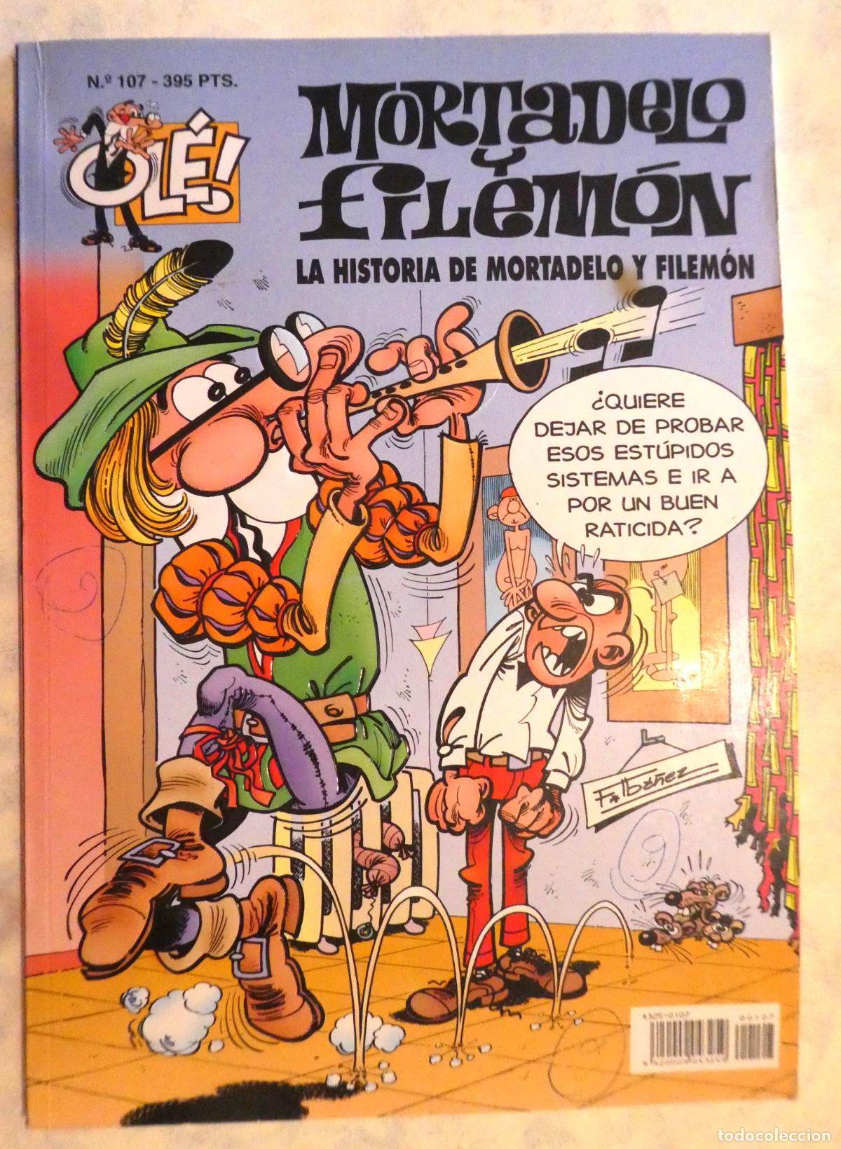 Tebeos: MORTADELO Y FILEMON. LA HISTORIA DE MORTADELO Y FILEMON N&ordm; 107 , 1&ordf; edicion 1995