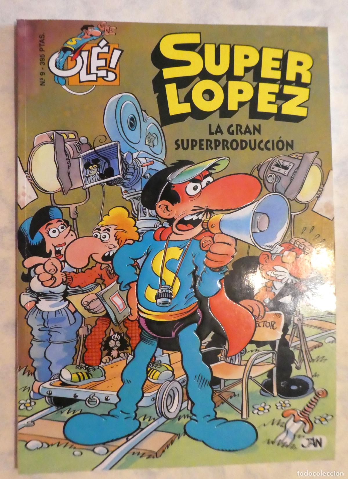 Tebeos: SUPER LOPEZ LA GRAN SUPERPRODUCCION N&ordm; 9 , 1&ordf; edicion 1995