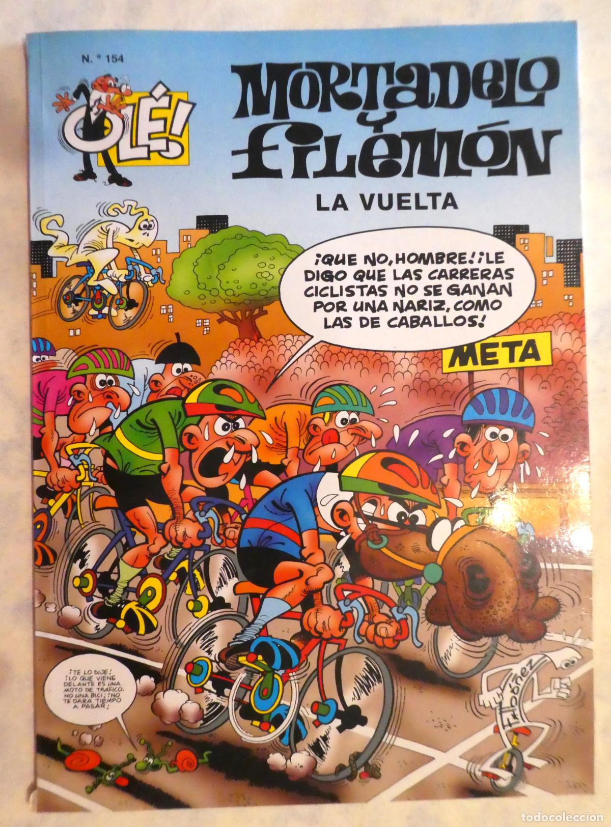 Tebeos: MORTADELO Y FILEM&Oacute;N La Vuelta. N.&ordm; 154, 1&ordf; edicion 2000