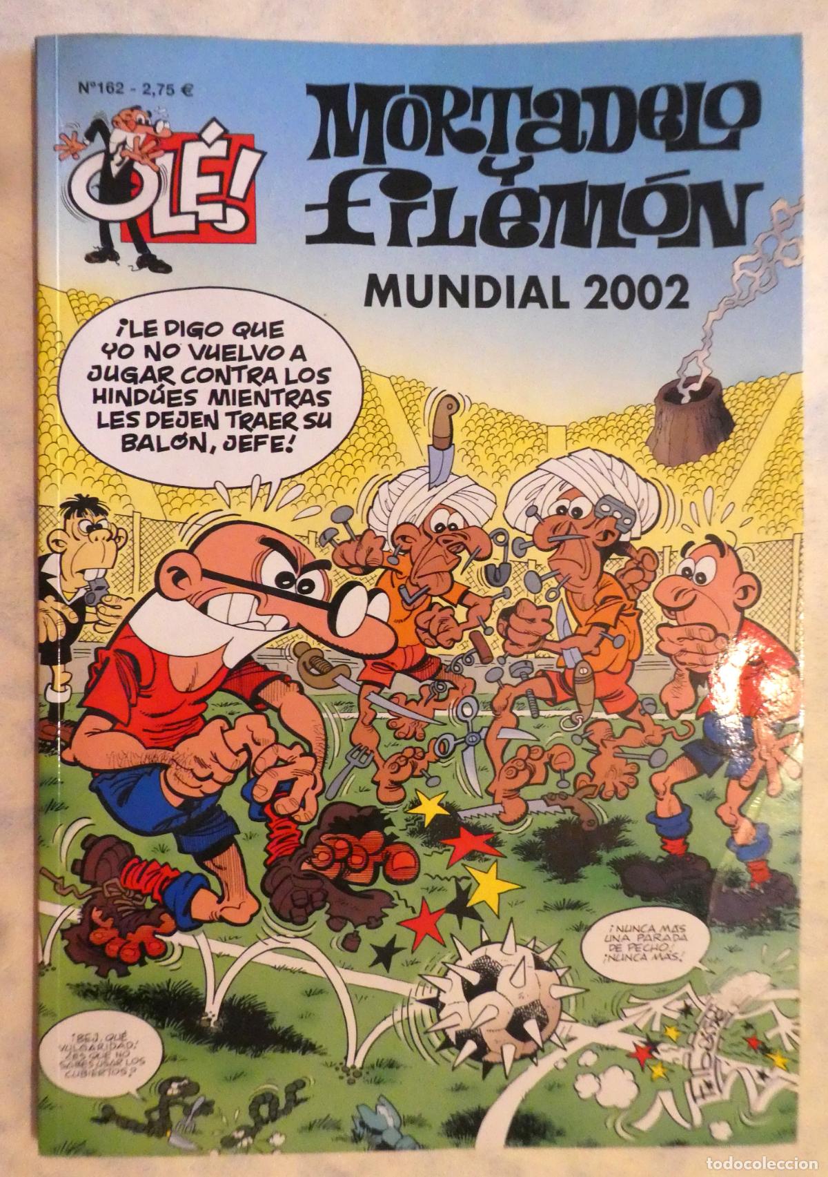 Tebeos: MORTADELO Y FILEM&Oacute;N Mundial 2002. N.&ordm; 162, 2&ordf; edicion 2000