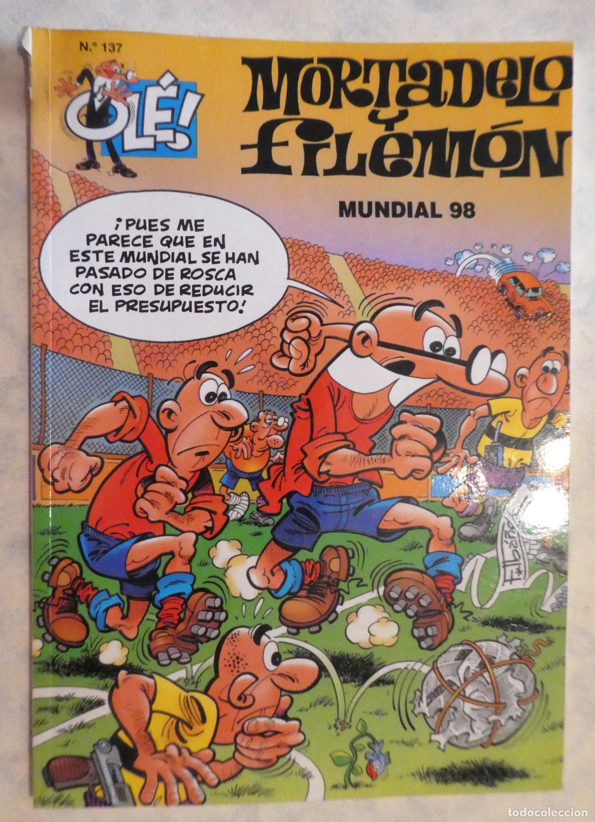 Tebeos: MORTADELO Y FILEM&Oacute;N MUNDIAL 98. N.&ordm; 137, 2&ordf; edicion 2000