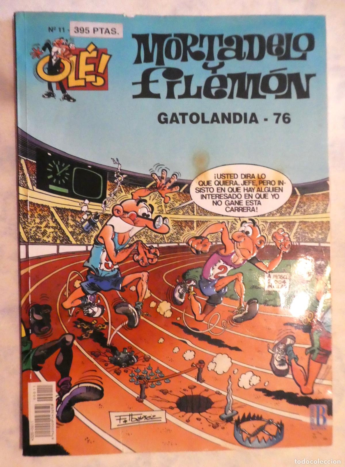 Tebeos: MORTADELO Y FILEM&Oacute;N Gatolandia -76. N.&ordm; 11, 1&ordf; edicion 1993