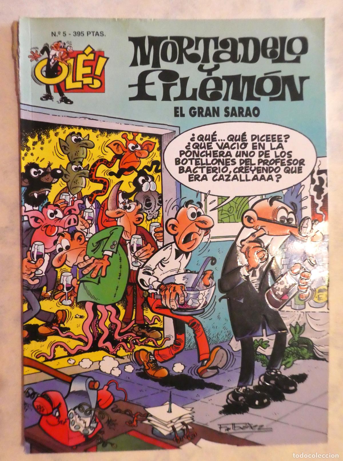 Tebeos: MORTADELO Y FILEM&Oacute;N El gran sarao. N.&ordm; 5, 2&ordf; edicion 1995