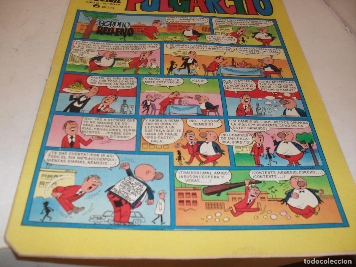 Tebeos: PULGARCITO N&ordm; 2079,CON EL MORTADELO MAS CLASICO EN PAGINA CENTRAL,DE 2597.BRUGUERA,1947