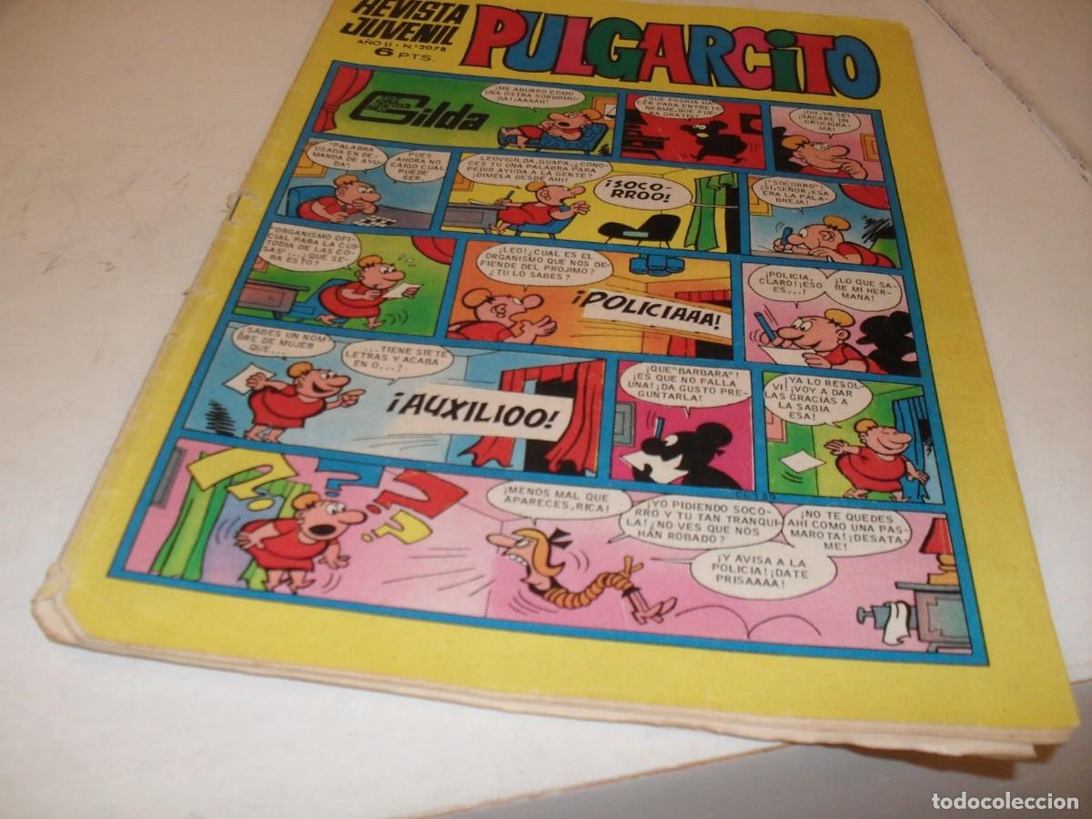 Tebeos: PULGARCITO N&ordm; 2078,CON EL SHERIFF KING Y MORTADELO,DE 2597.BRUGUERA,1947