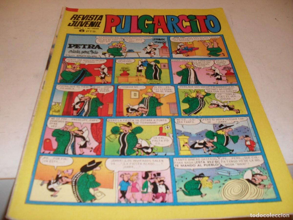 Tebeos: PULGARCITO N&ordm; 2068,EN CONTRAPORTADA PUBLICIDAD DE LEYLA,DE FAMOSA,DE 2597.BRUGUERA,1947