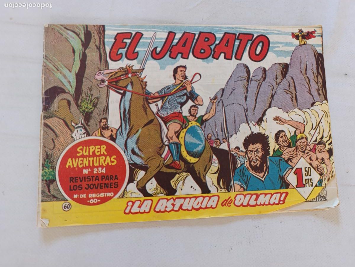 Tebeos: EL JABATO N&ordm; 60 - BRUGUERA - ORIGINAL (HT)