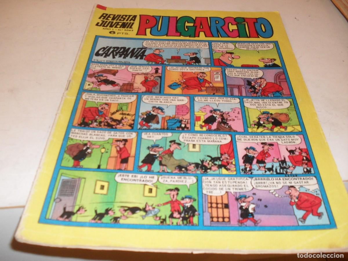 Tebeos: PULGARCITO N&ordm; 2062,CON EL SHERIFF KING Y MORTADELO,DE 2597.BRUGUERA,1947