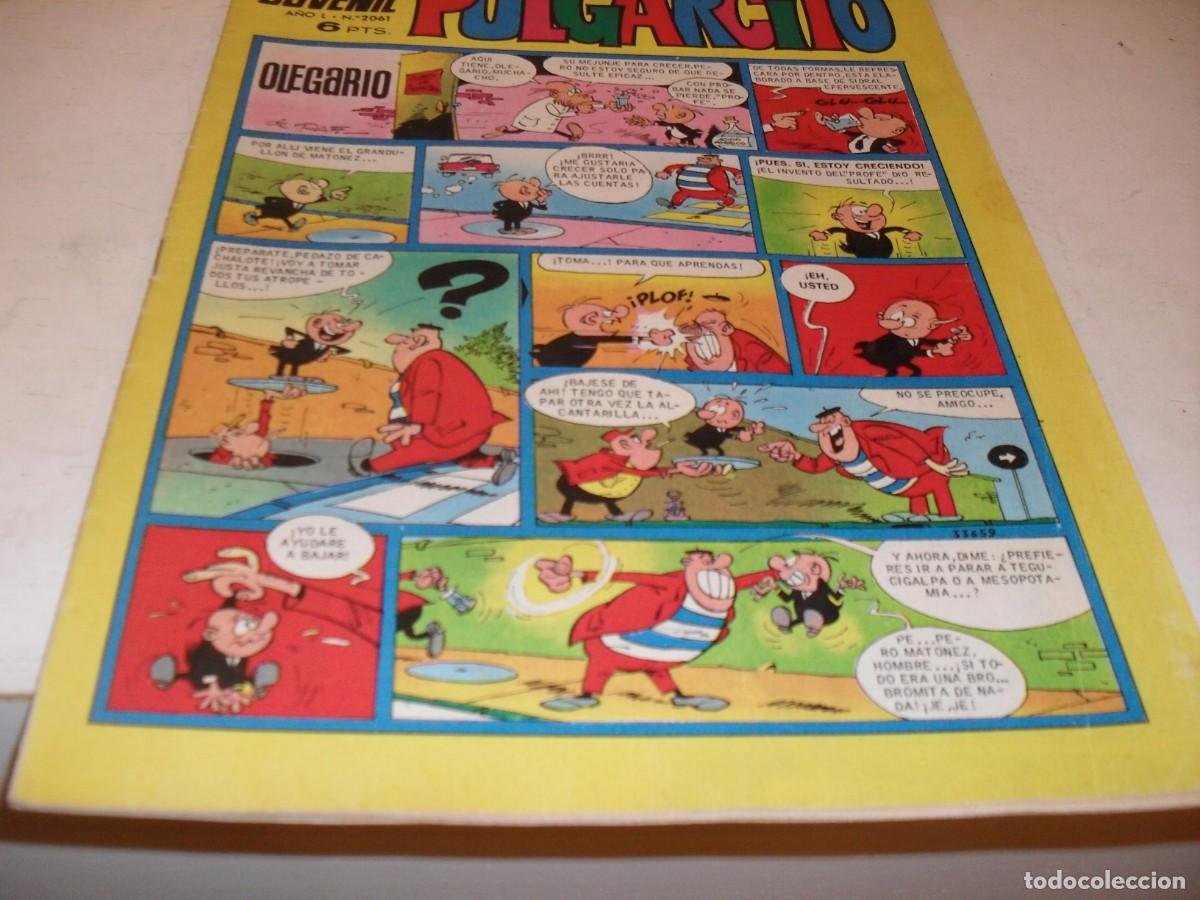 Tebeos: PULGARCITO N&ordm; 2061,EN CONTRAPORTADA PUBLICIDAD DE GRAN OESTE,DE JECSAN,DE 2597.BRUGUERA,1947