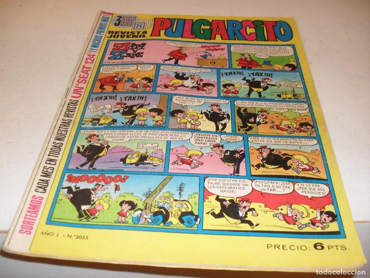 Tebeos: PULGARCITO N&ordm; 2055,CON EL SHERIFF KING Y MORTADELO,DE 2597.BRUGUERA,1947