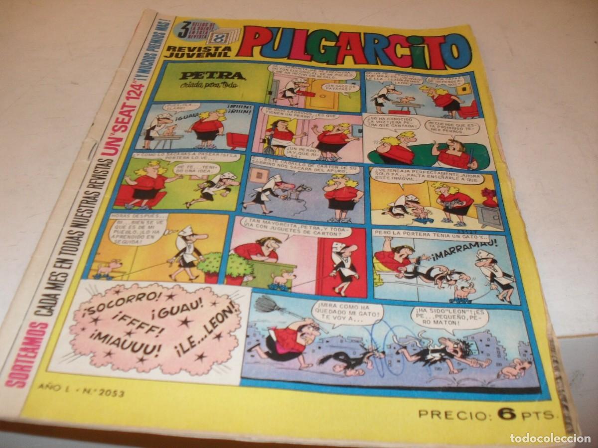 Tebeos: PULGARCITO N&ordm; 2053,CON EL SHERIFF KING Y MORTADELO,DE 2597.BRUGUERA,1947
