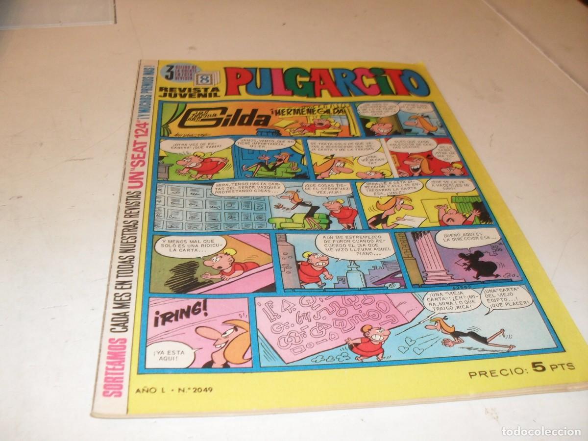 Tebeos: PULGARCITO N&ordm; 2049,EN CONTRAPORTADA PEPSI MAN,DE 2597.BRUGUERA,1947