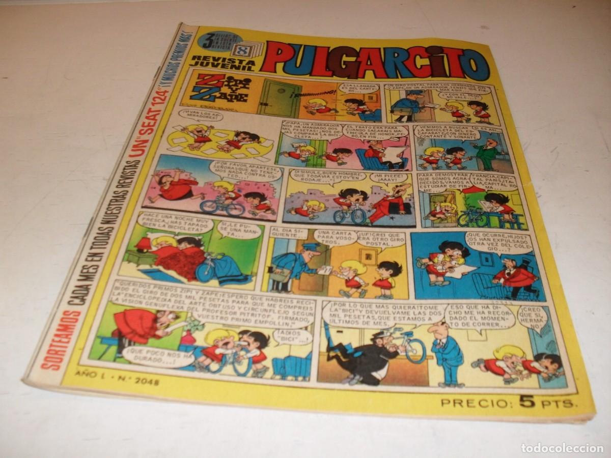 Tebeos: PULGARCITO N&ordm; 2048,CON EL SHERIFF KING Y MORTADELO,DE 2597.BRUGUERA,1947