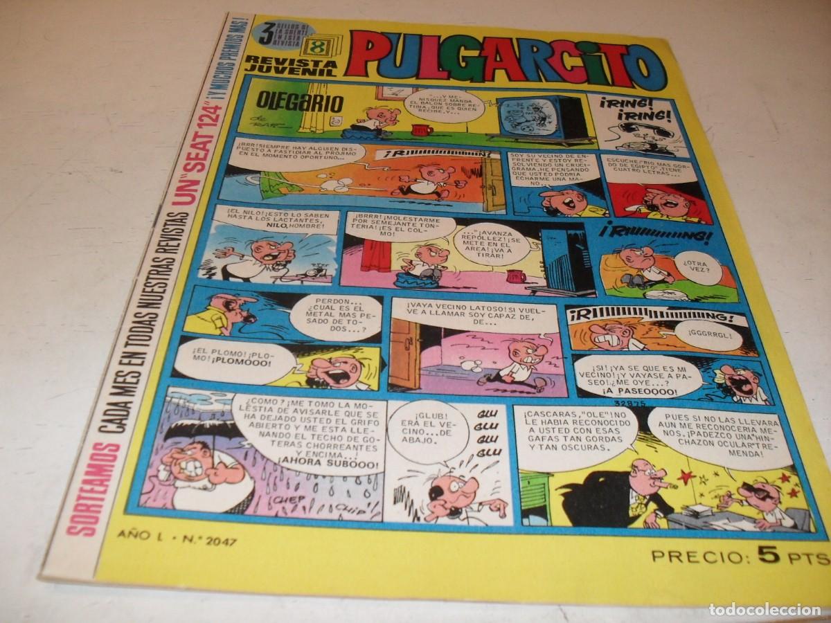 Tebeos: PULGARCITO N&ordm; 2047,CON PEPSI MAN EN CONTRAPORTADA,DE 2597.BRUGUERA,1947