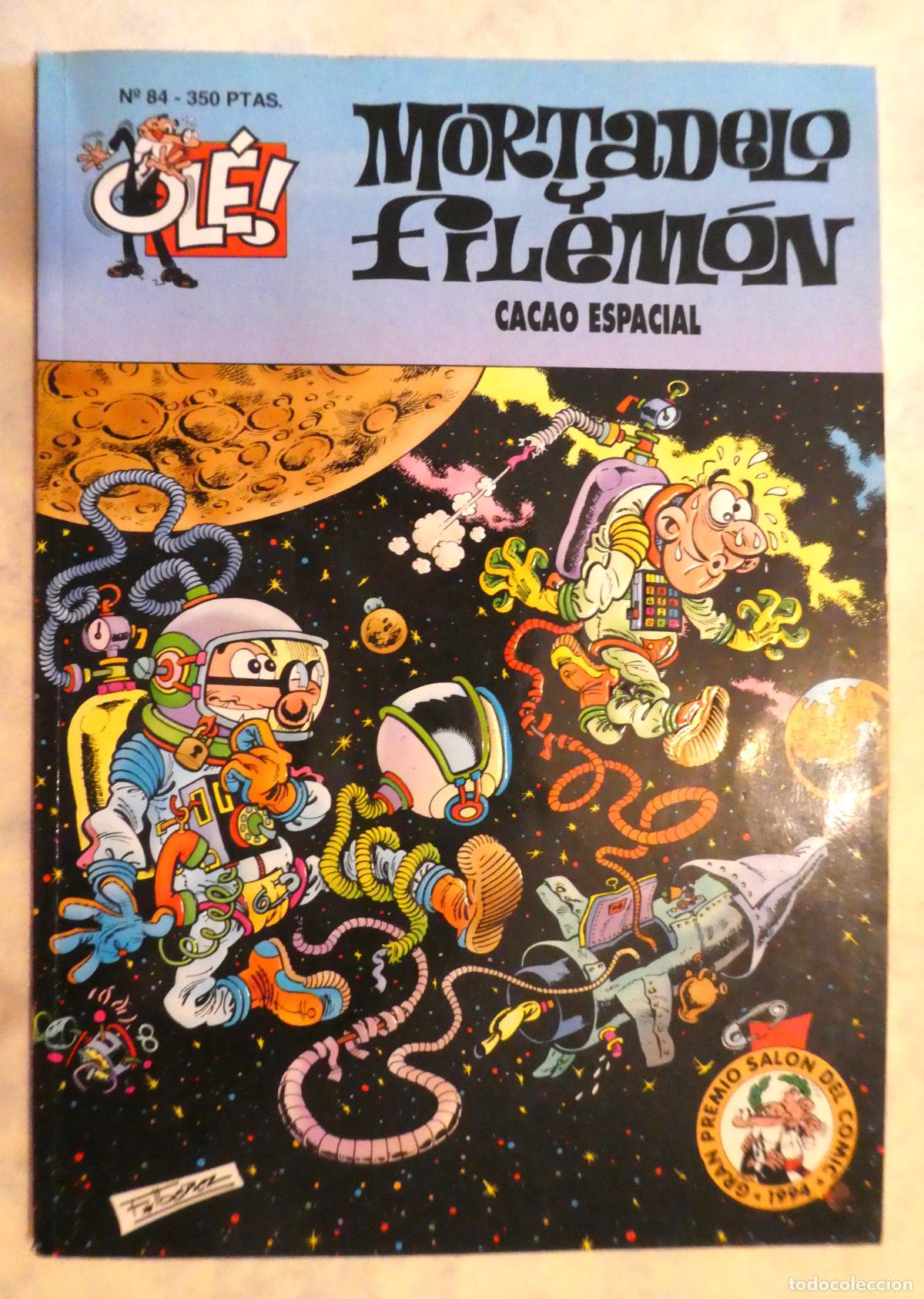 Tebeos: MORTADELO Y FILEM&Oacute;N CACAO ESPACIAL. N.&ordm; 84, 1&ordf; edicion 1994