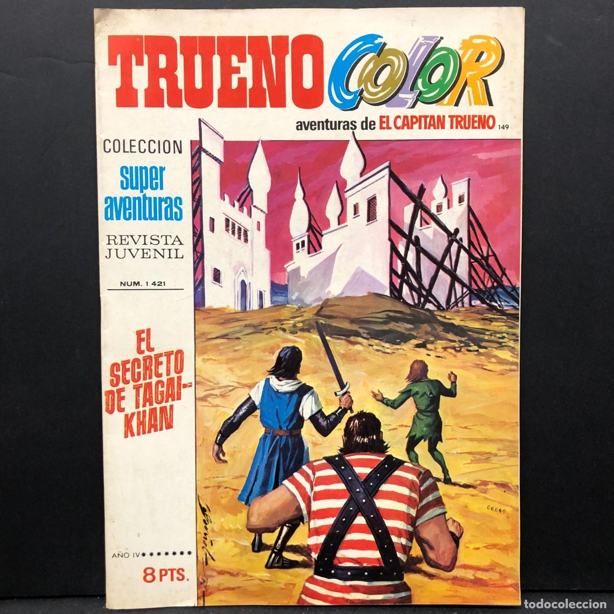 Tebeos: REVISTA JUVENIL - AVENTURAS DEL CAPITAN TRUENO - A&Ntilde;O IV - N&ordm;1421 - EDITORIAL BRUGUERA / 1343
