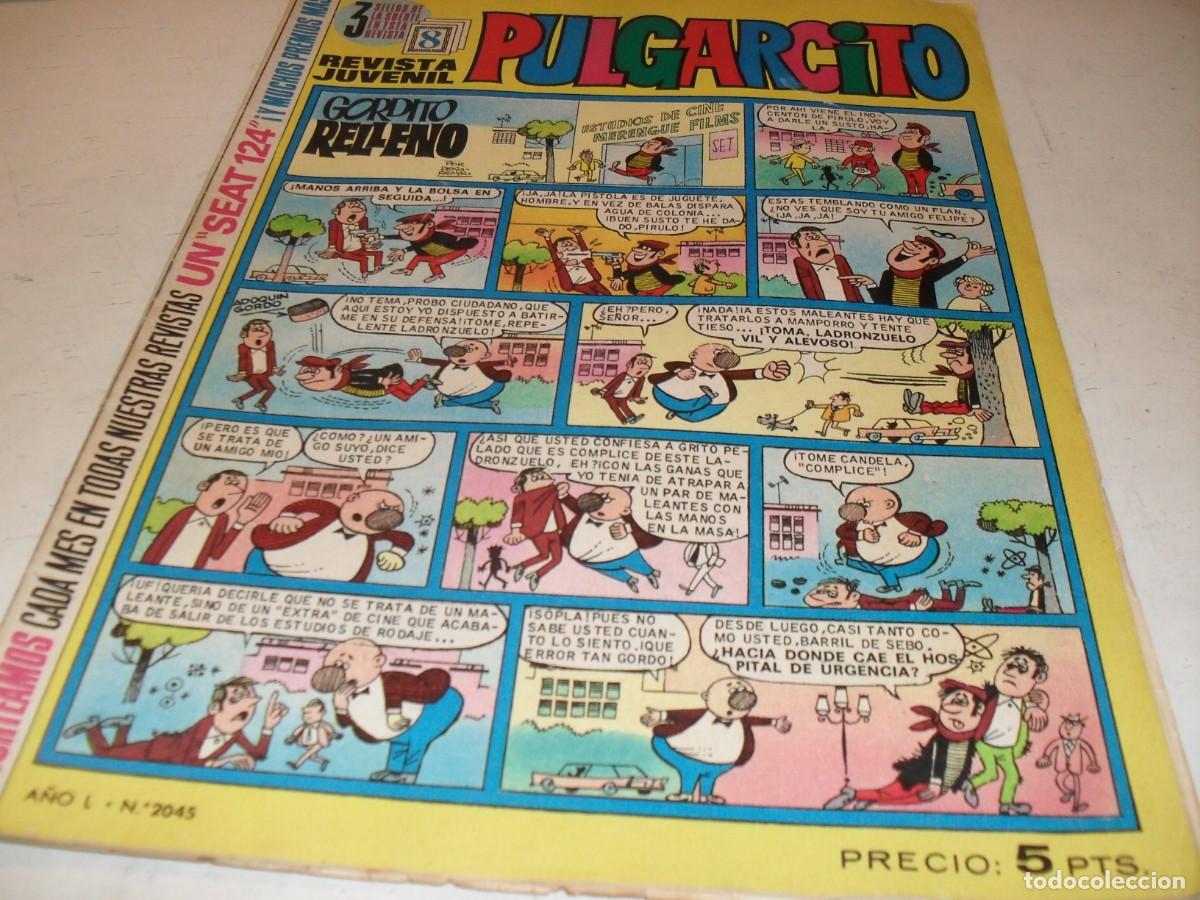 Tebeos: PULGARCITO N&ordm; 2045,CON PEPSI MAN EN CONTRAPORTADA,DE 2597.BRUGUERA,1947