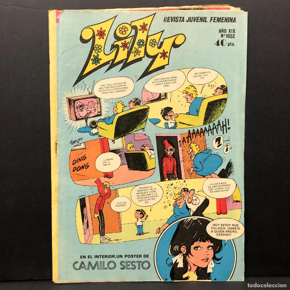 Tebeos: REVISTA JUVENIL FEMENINA - LILY - A&Ntilde;O XIX - N&ordm;1052 - EDITORIAL BRUGUERA / 1365