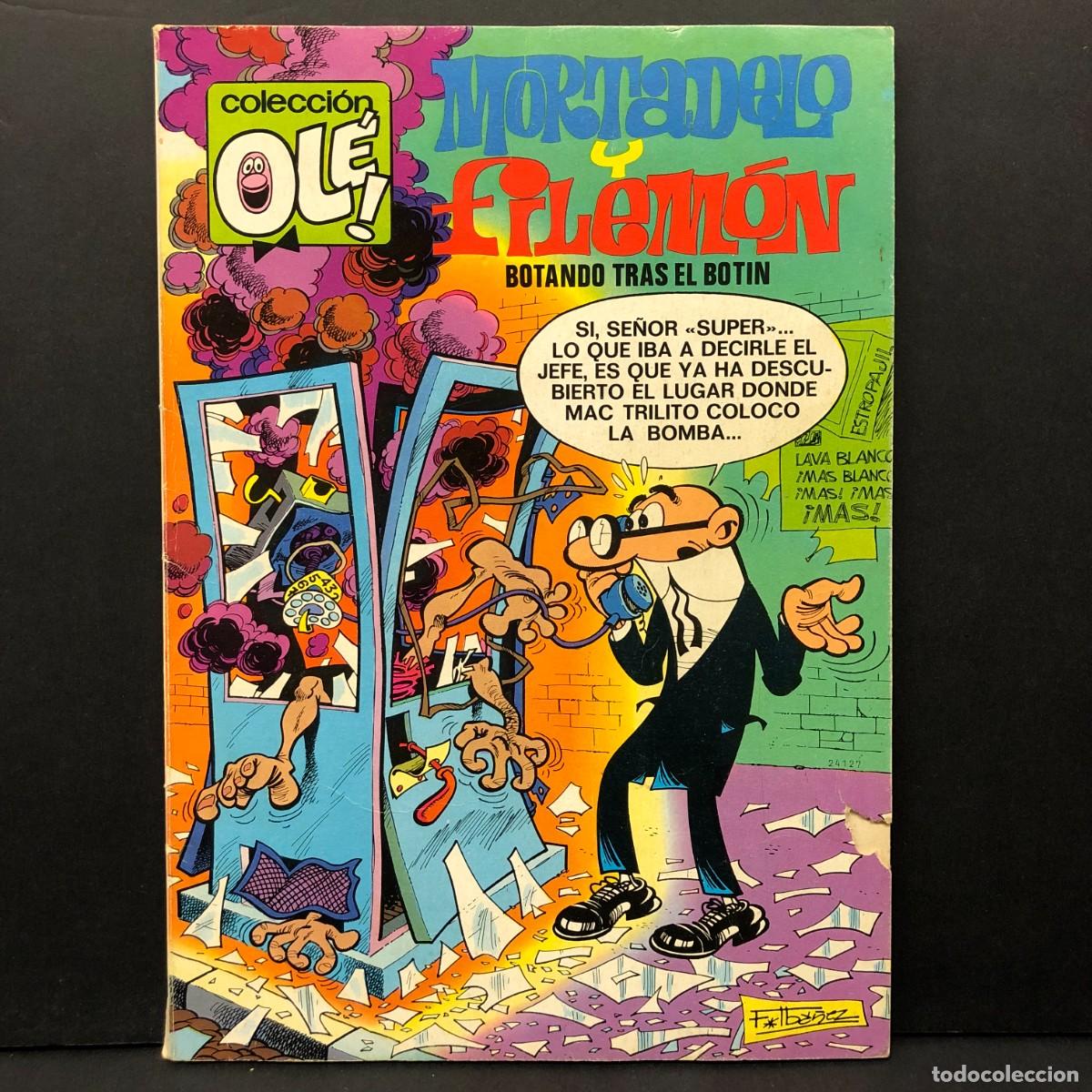 Tebeos: COLECCI&Oacute;N OL&Eacute; - MORTADELO Y FILEMON - BOTANDO TRAS EL BOTIN - N&ordm;102 - EDITORIAL BRUGUERA / 1370