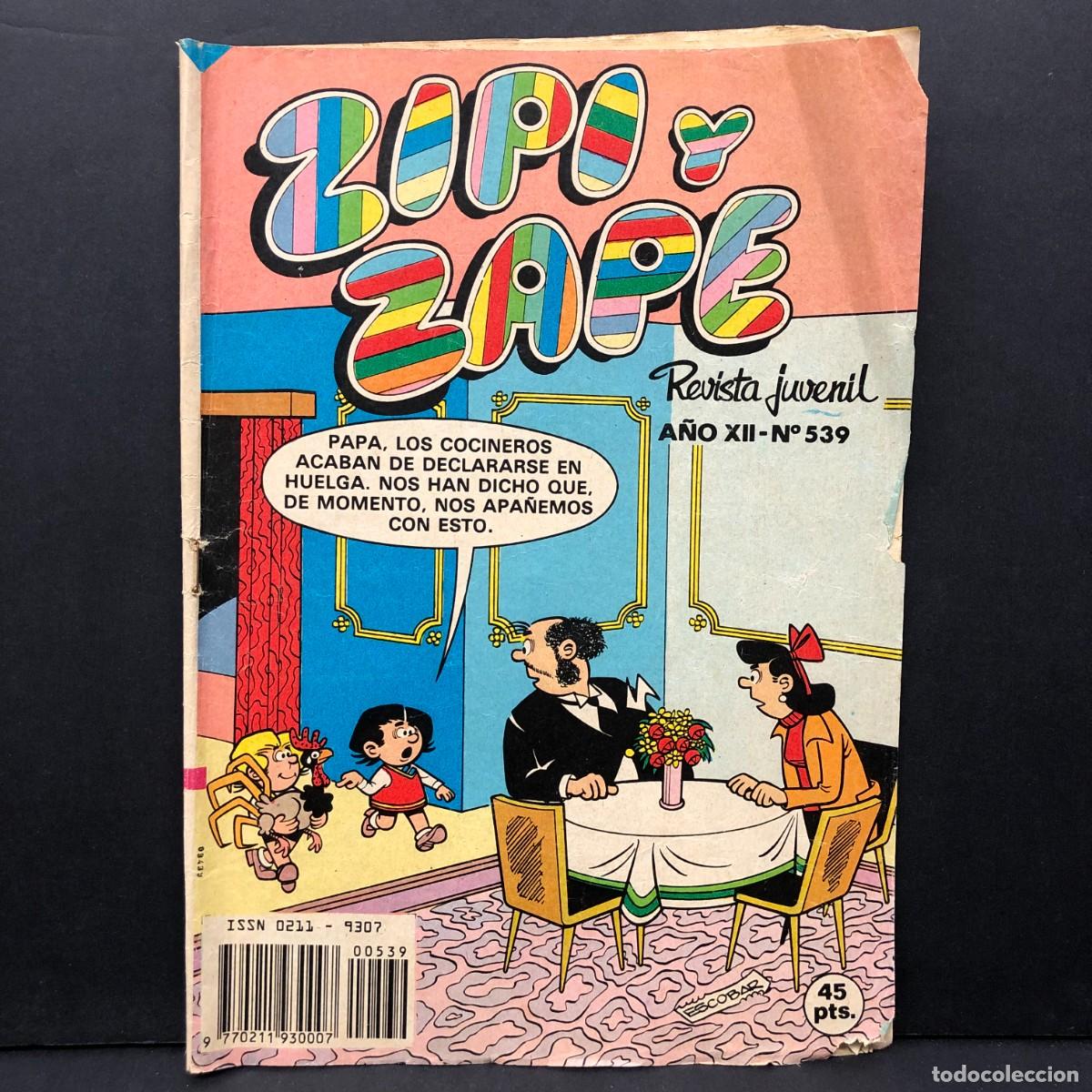 Tebeos: REVISTA JUVENIL - ZIPI Y ZAPE - A&Ntilde;O XII - N&ordm;539 - 1983 - EDITORIAL BRUGUERA / 1373