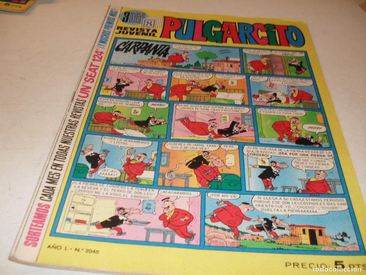Tebeos: PULGARCITO N&ordm; 2040,CON EL SHERIFF KING Y MORTADELO,DE 2597.BRUGUERA,1947