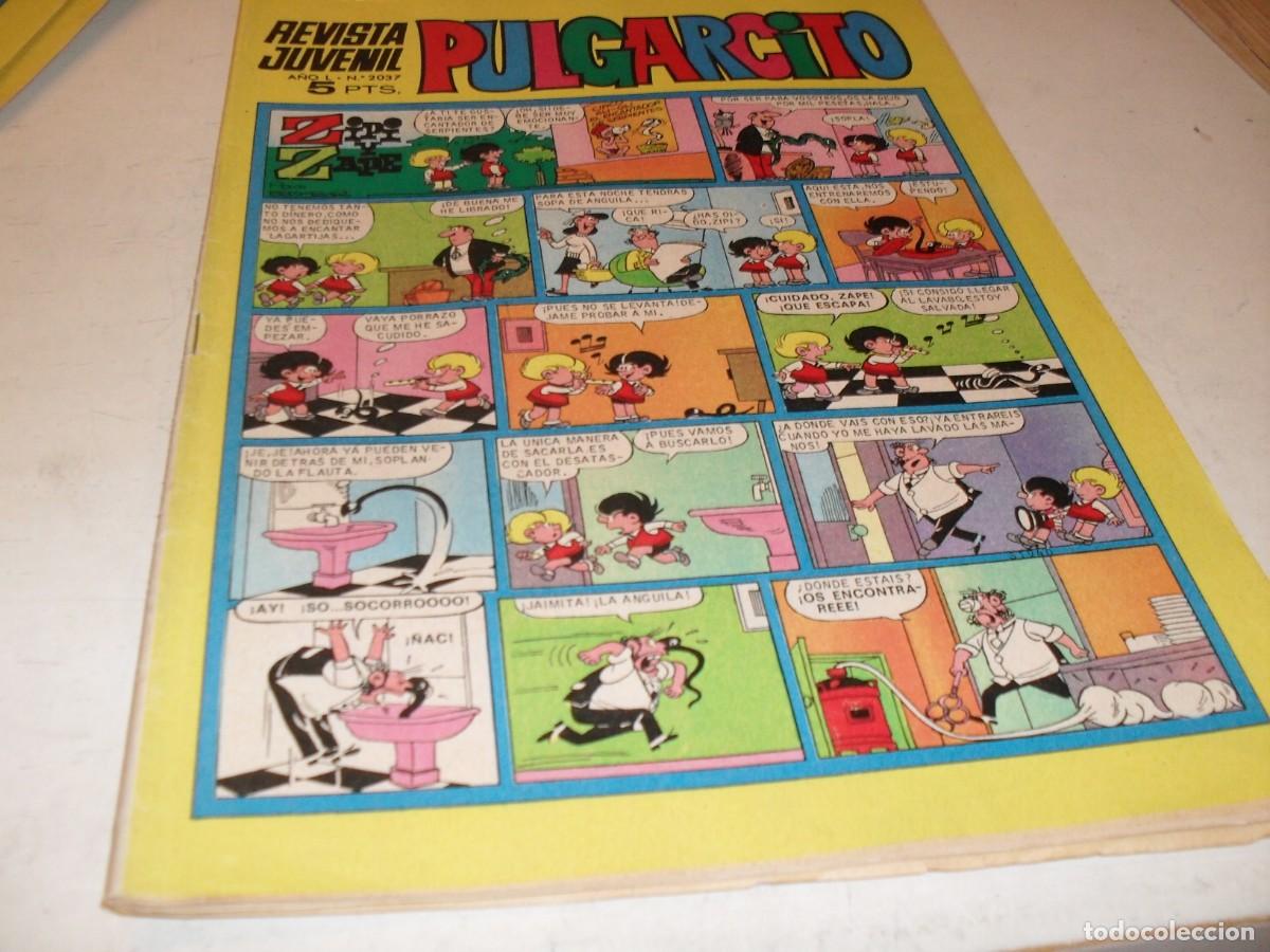 Tebeos: PULGARCITO N&ordm; 2037,CON EL SHERIFF KING Y MORTADELO,DE 2597.BRUGUERA,1947