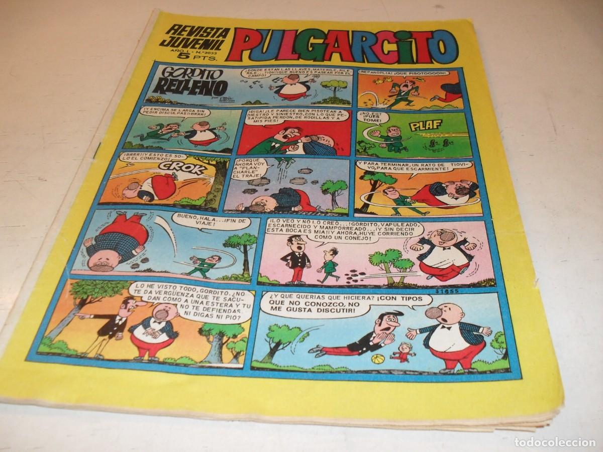 Tebeos: PULGARCITO N&ordm; 2033,CON EL SHERIFF KING Y MORTADELO,DE 2597.BRUGUERA,1947