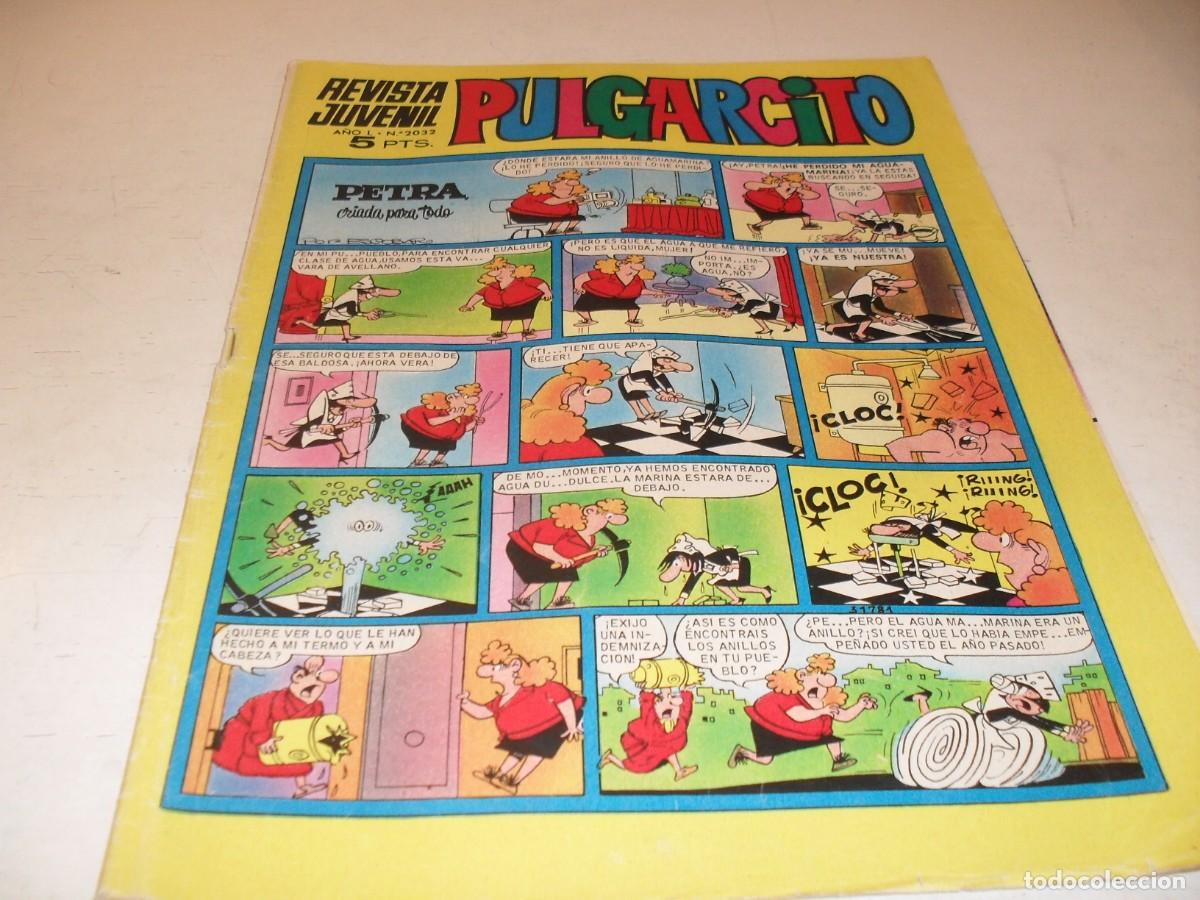 Tebeos: PULGARCITO N&ordm; 2032,CON EL SHERIFF KING Y MORTADELO,DE 2597.BRUGUERA,1947