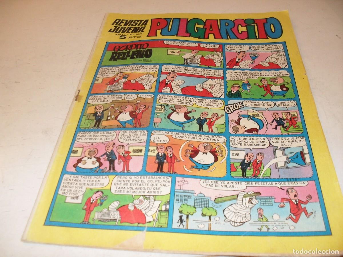 Tebeos: PULGARCITO N&ordm; 2031,CON EL SHERIFF KING Y MORTADELO,DE 2597.BRUGUERA,1947