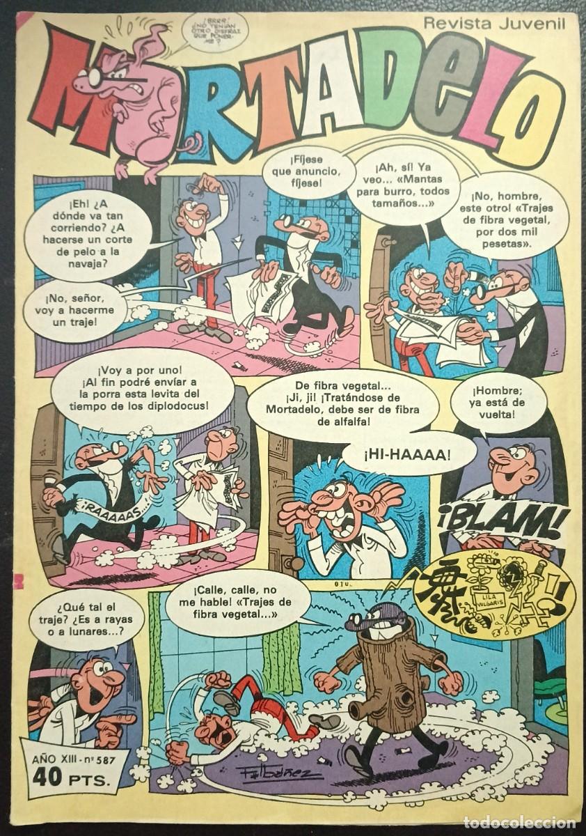 Tebeos: MORTADELO SEMANAL-BRUGUERA- N&ordm; 584 -22-FEBRERO-1982-SOS DOSSIER ECOL&Oacute;GICO-POPEYE-BUENO-VEA-1821