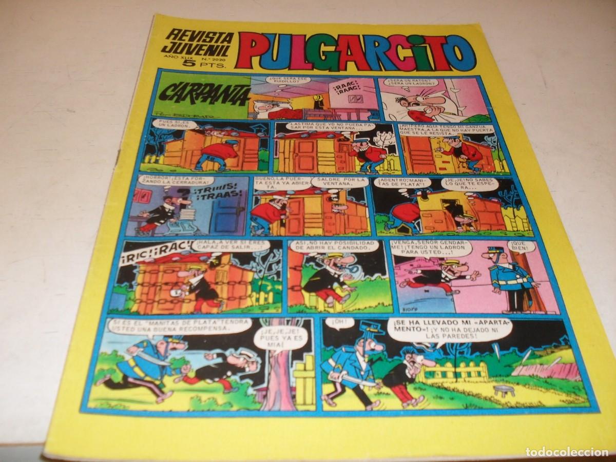 Tebeos: PULGARCITO N&ordm; 2020,CON EL SHERIFF KING Y MORTADELO,DE 2597.BRUGUERA,1947