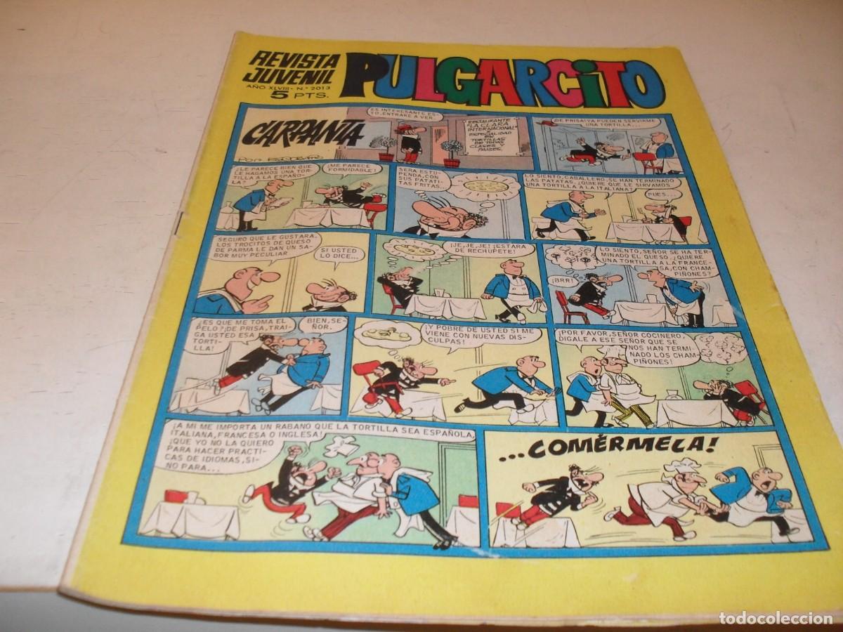 Tebeos: PULGARCITO N&ordm; 2013,CON EL SHERIFF KING Y MORTADELO,DE 2597.BRUGUERA,1947