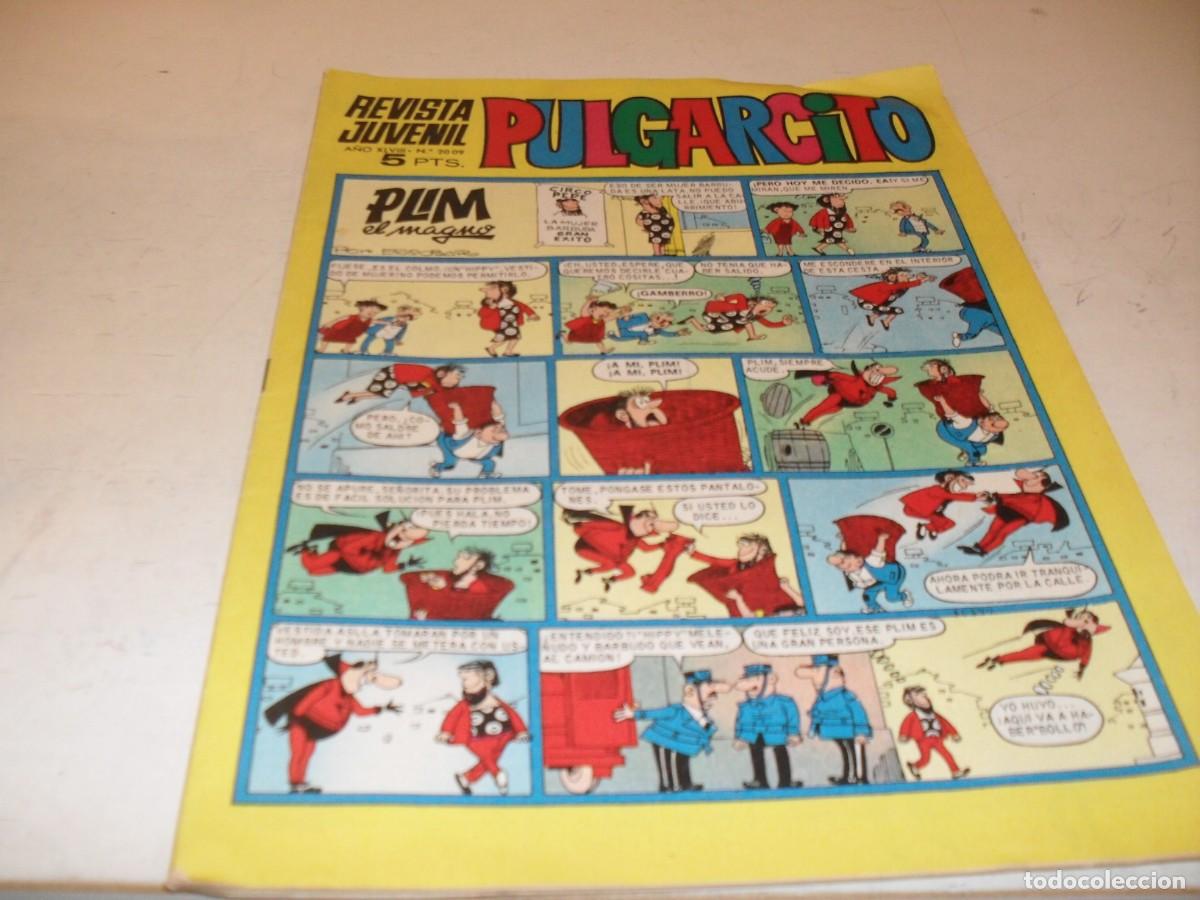 Tebeos: PULGARCITO N&ordm; 2009,CON PLIM EL MAGNO,PARODIA DE SUPER HEROES,DE 2597.BRUGUERA,1947