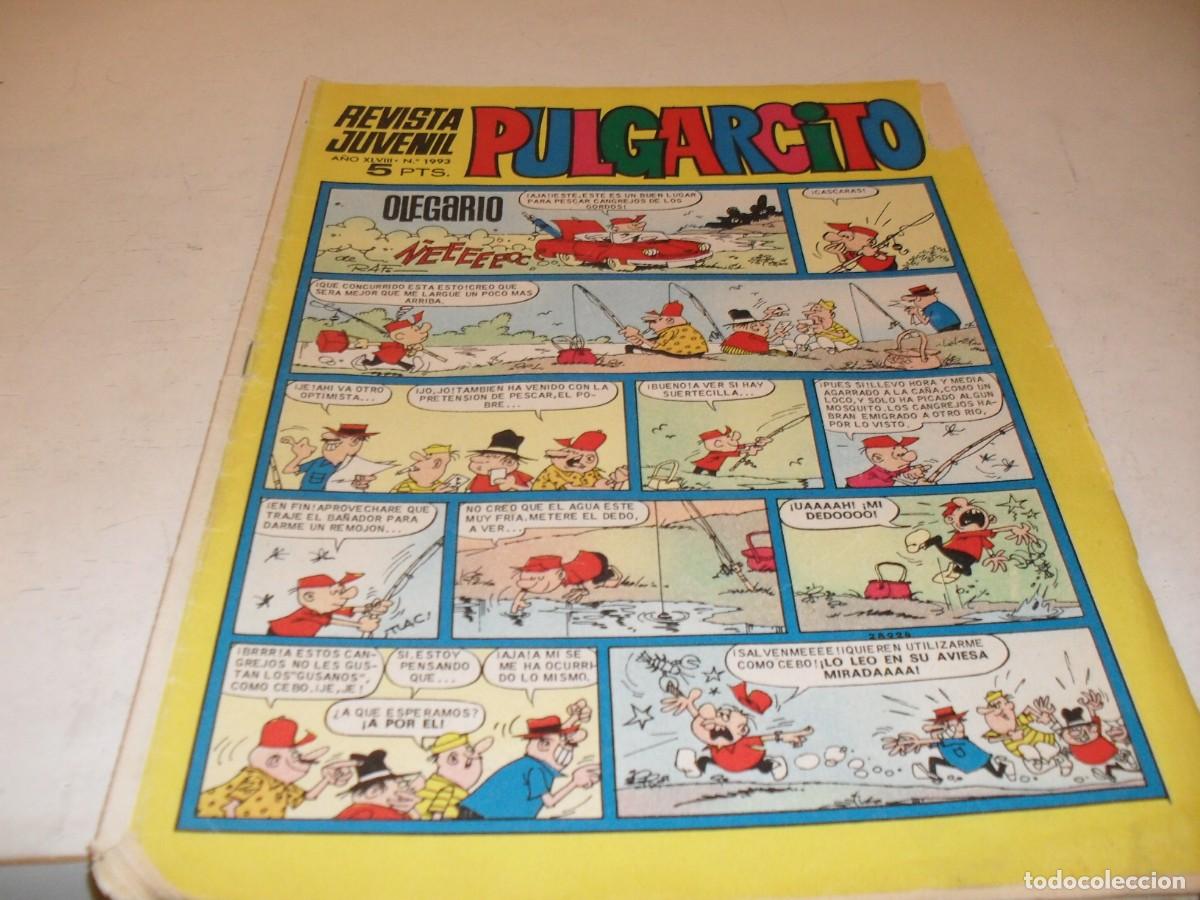 Tebeos: PULGARCITO N&ordm; 1993,CON PEPSI MAN,DE IBA&Ntilde;EZ,EN CONTRAPORTADA,DE 2597.BRUGUERA,1947