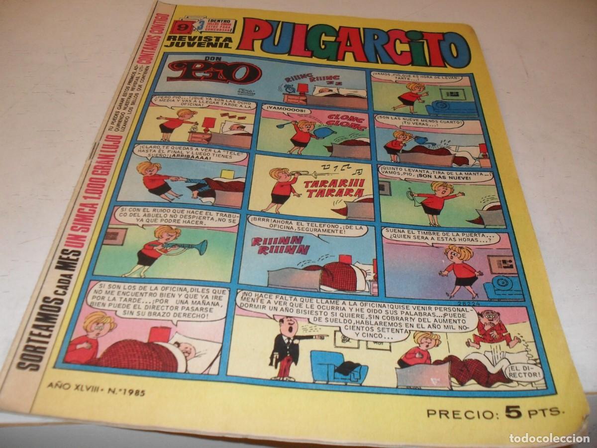 Tebeos: PULGARCITO N&ordm; 1985,CON PEPSI MAN,DE IBA&Ntilde;EZ,EN CONTRAPORTADA,DE 2597.BRUGUERA,1947
