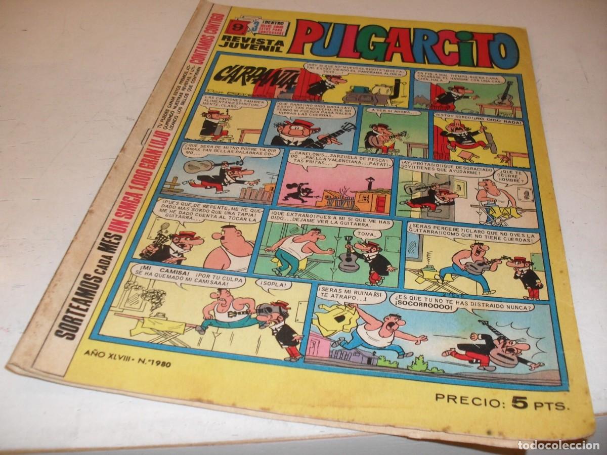 Tebeos: PULGARCITO N&ordm; 1980,CON PEPSI MAN,DE IBA&Ntilde;EZ,EN CONTRAPORTADA,DE 2597.BRUGUERA,1947