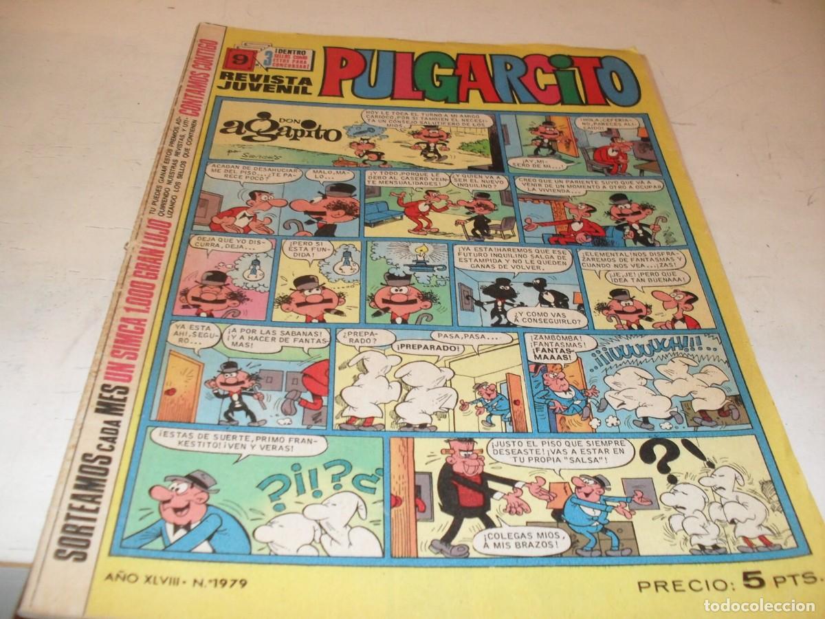 Tebeos: PULGARCITO N&ordm; 1979,CON PEPSI MAN,DE IBA&Ntilde;EZ,EN CONTRAPORTADA,DE 2597.BRUGUERA,1947