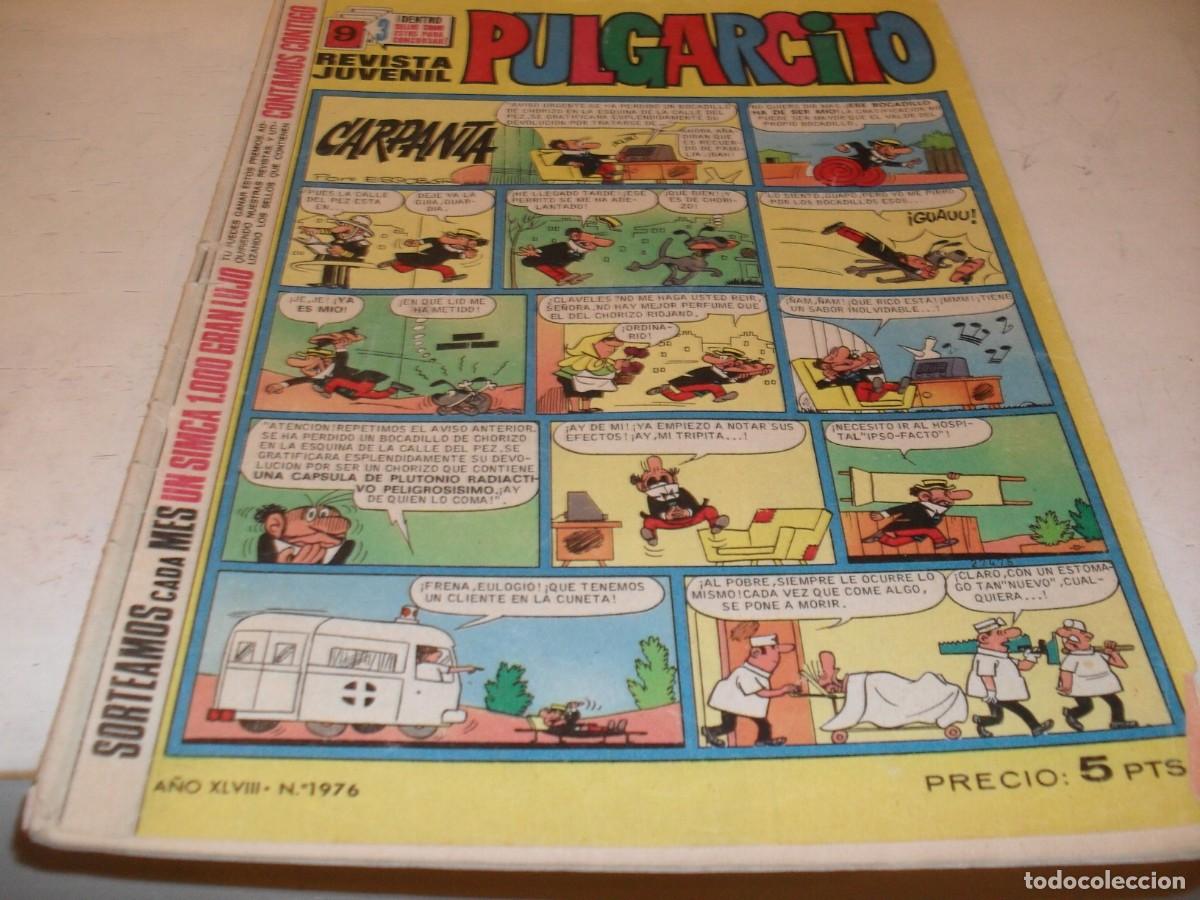 Tebeos: PULGARCITO N&ordm; 1976,CON EL SHERIFF KING Y MORTADELO,DE 2597.BRUGUERA,1947