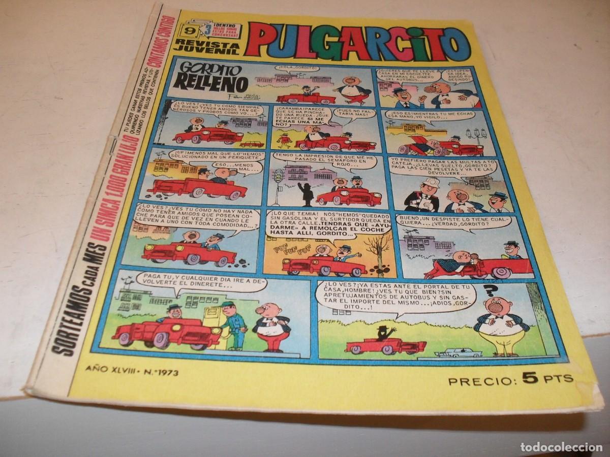Tebeos: PULGARCITO N&ordm; 1973,CON EL SHERIFF KING Y MORTADELO,DE 2597.BRUGUERA,1947