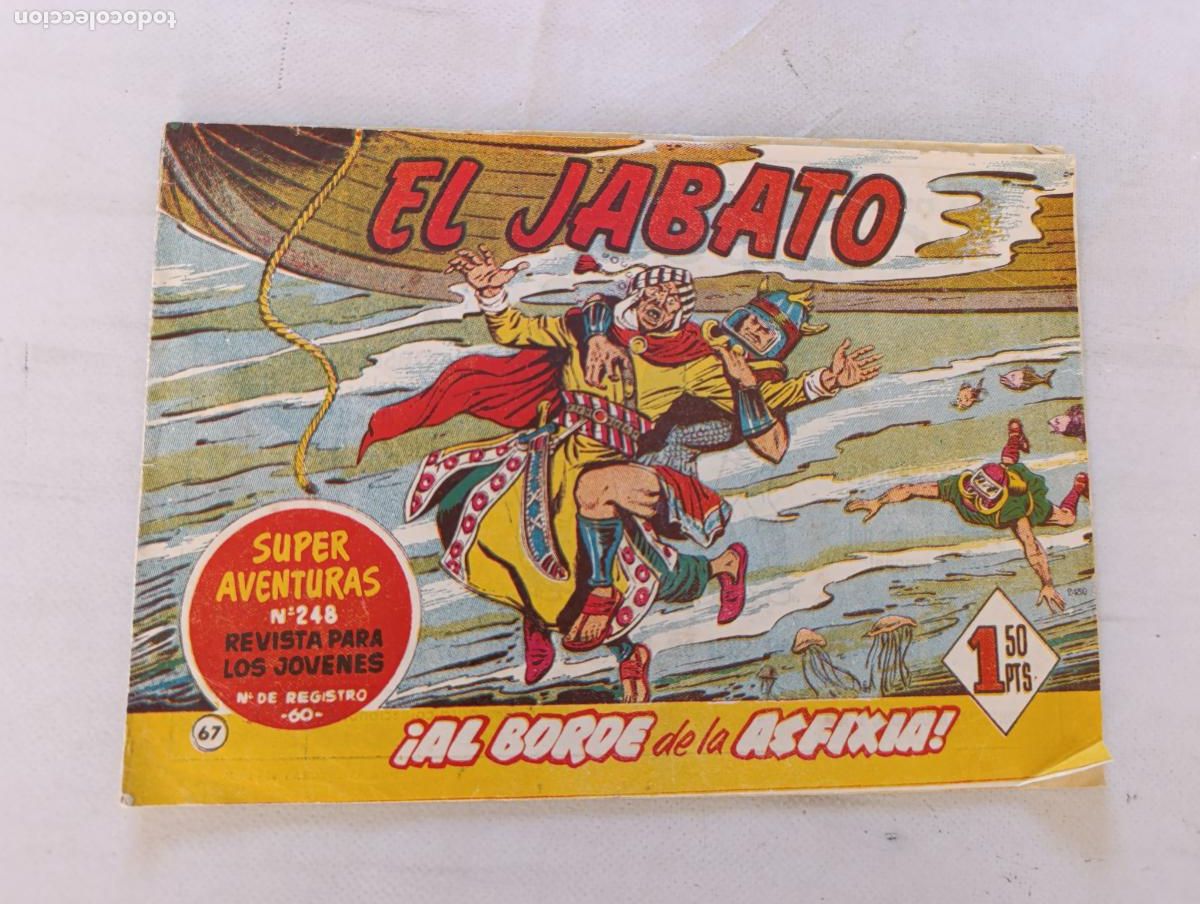 Tebeos: EL JABATO N&ordm; 67 - BRUGUERA - ORIGINAL (HT)