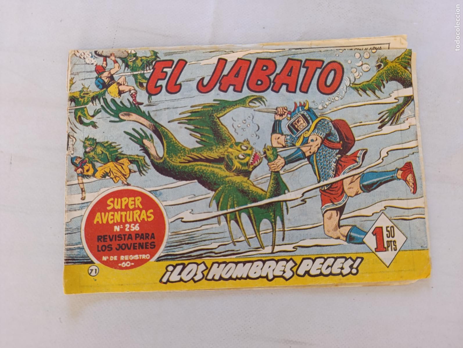 Tebeos: EL JABATO N&ordm; 71 - BRUGUERA - ORIGINAL (HT)