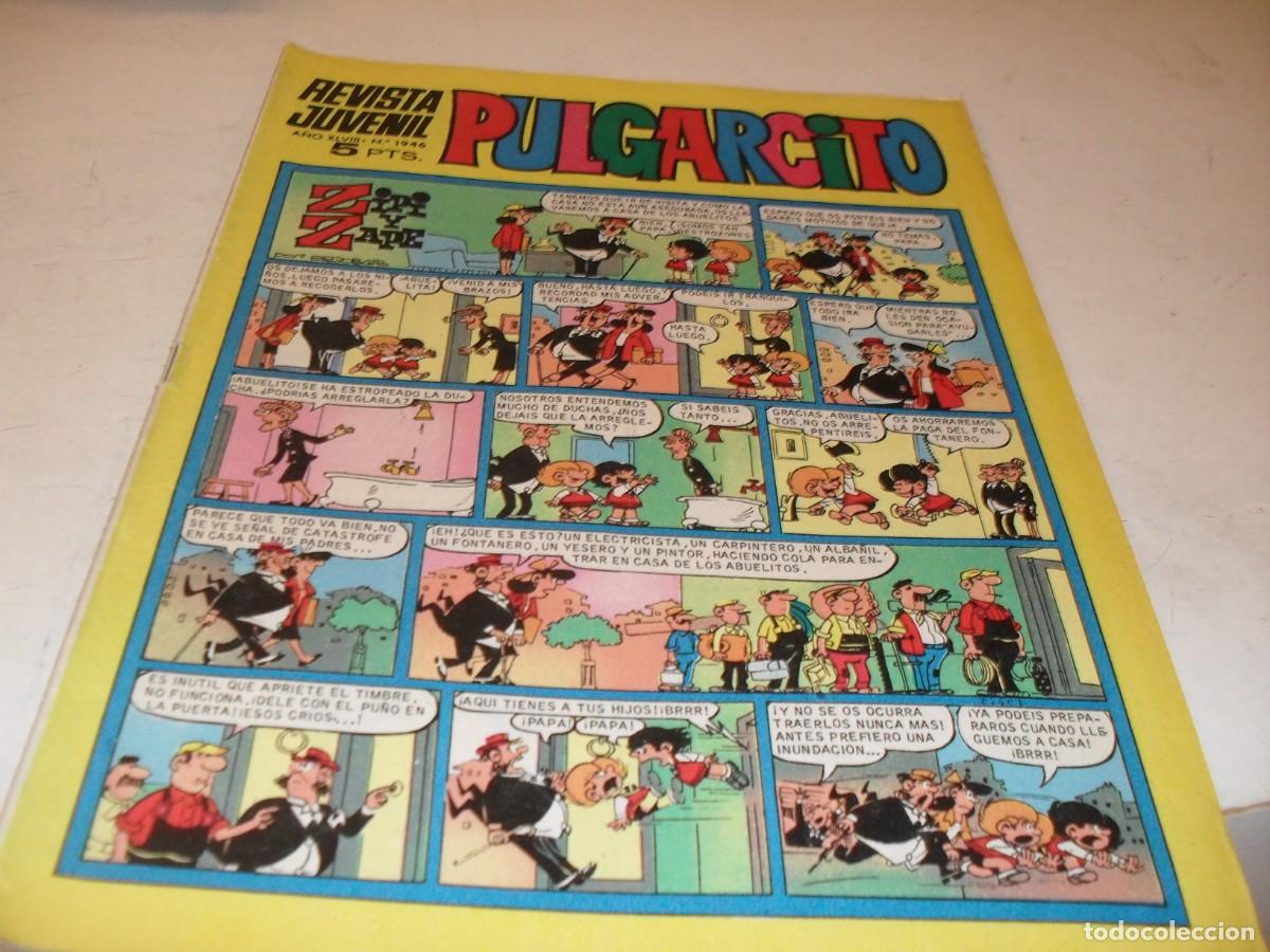 Tebeos: PULGARCITO N&ordm; 1946,CON EL SHERIFF KING Y MORTADELO,DE 2597.BRUGUERA,1947