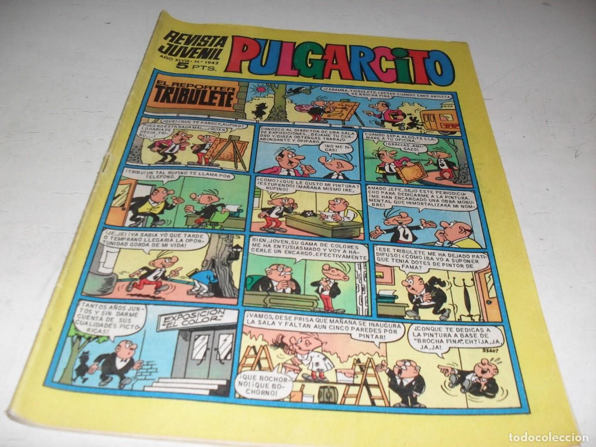 Tebeos: PULGARCITO N&ordm; 1942,CON PEPSI MAN,DE IBA&Ntilde;EZ,EN CONTRAPORTADA,DE 2597.BRUGUERA,1947
