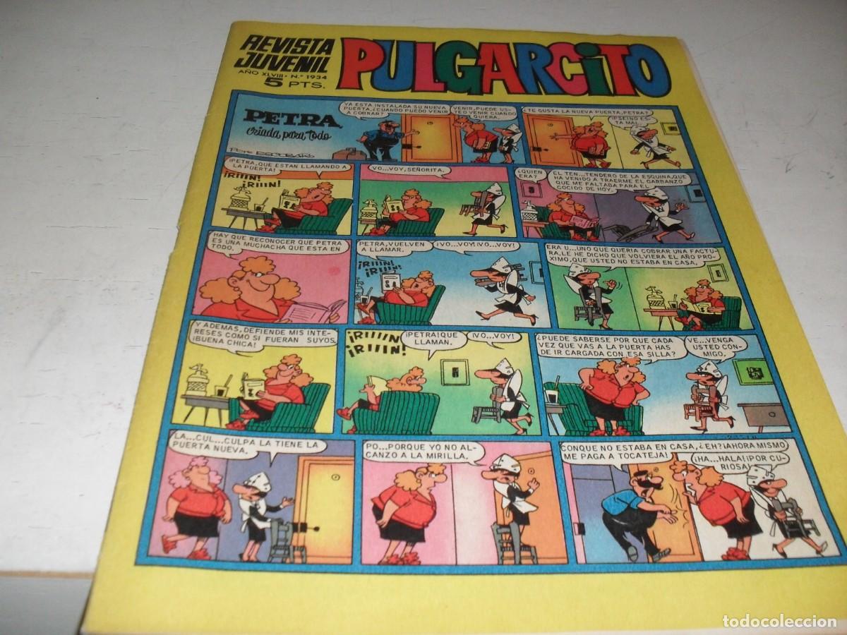 Tebeos: PULGARCITO N&ordm; 1934,CON ANUNCIO DE COLA CAO EN CONTRAPORTADA,DE 2597.BRUGUERA,1947