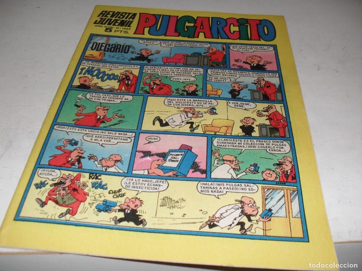 Tebeos: PULGARCITO N&ordm; 1933,CON PEPSI MAN,DE IBA&Ntilde;EZ EN CONTRAPORTADA,DE 2597.BRUGUERA,1947