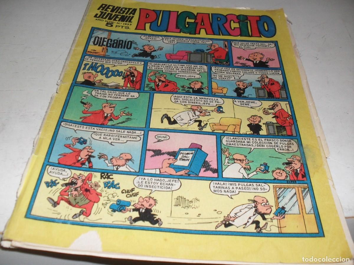 Tebeos: PULGARCITO N&ordm; 1933,CON PEPSI MAN,DE IBA&Ntilde;EZ EN CONTRAPORTADA,DE 2597.BRUGUERA,1947