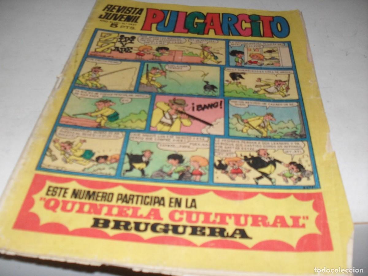 Tebeos: PULGARCITO N&ordm; 1931,CON 4 CROMOS DE FUTBOL(LEASE),DE 2597.BRUGUERA,1947