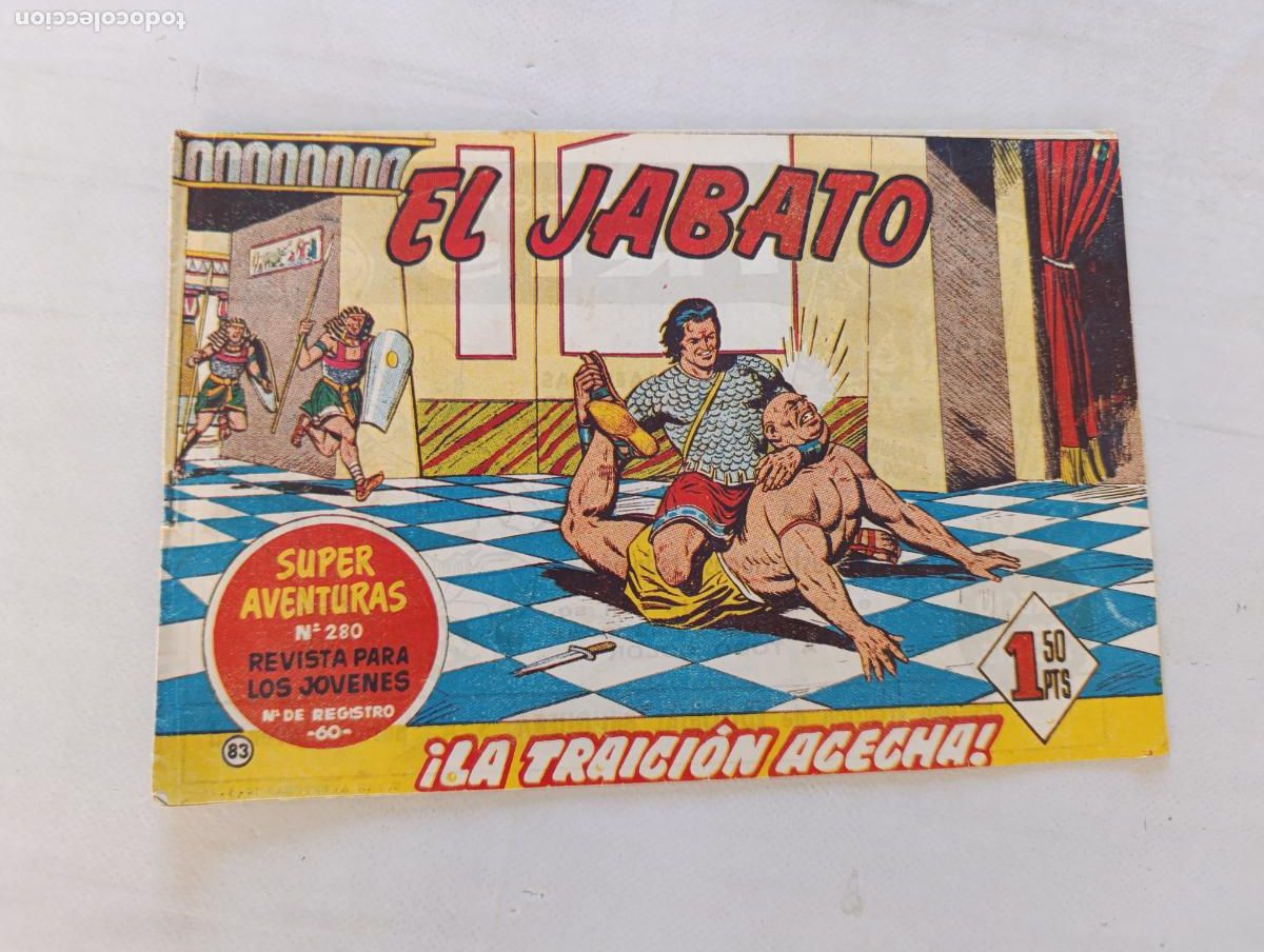Tebeos: EL JABATO N&ordm; 83 - BRUGUERA - ORIGINAL (HT)